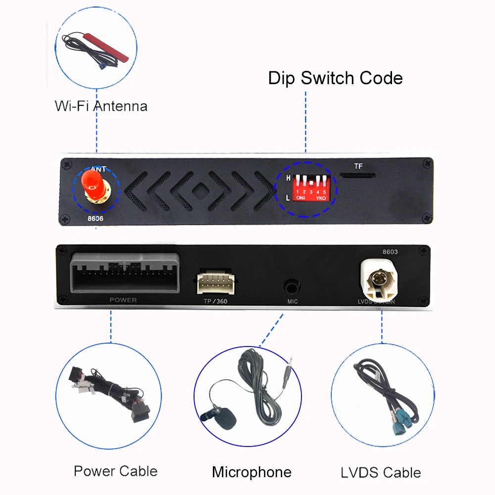 Carplay Module  for Porsche Cayenne 2011 CDR 31 for Apple Carplay Android Auto Car Play Interface Plug and Play