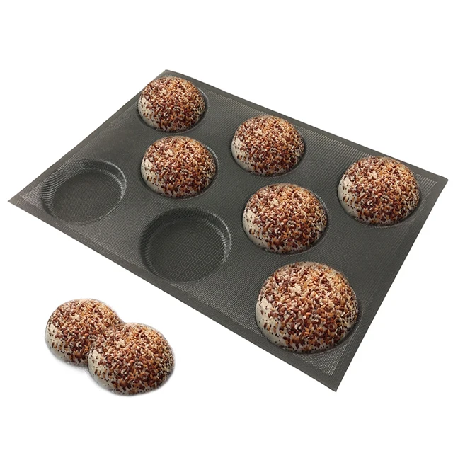 Bakest Glass Fiber Puff Tart French Perforated Loaf Baking Pan Mold for  baguette Decoration