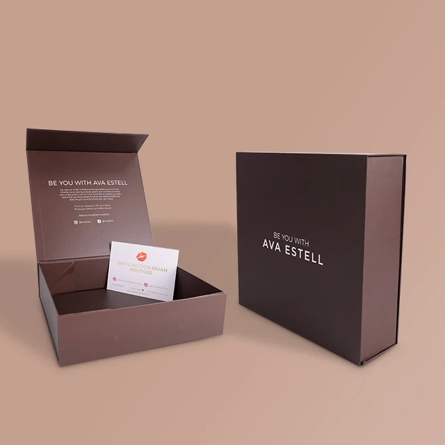 Custom size recyclable cardboard paper hard rigid magnet box packaging luxury folding gift box with magnetic lid details