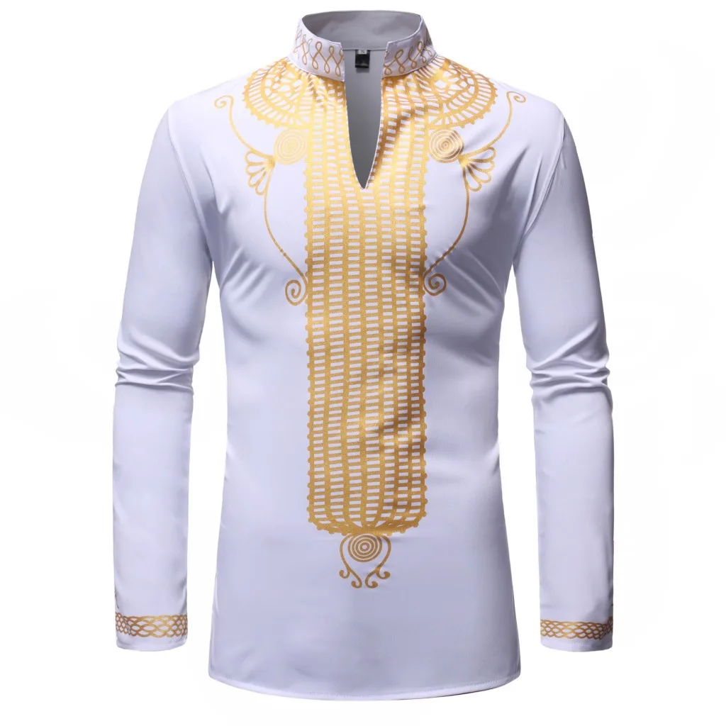 2022 Latest Design Les Habits Homme Africain Afrique Vetements Dashiki Men African Shirts