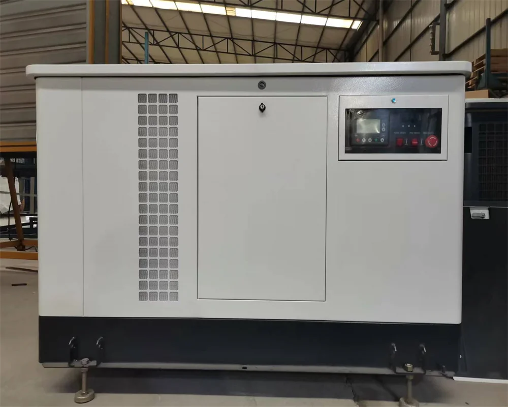 Portable Tractor Supply 20KW 30KW 35KW CNG Gas Genset Silent Type ATS Low Noise Single 3 Phase Dual Fuel Propane LPG 20-50KVA