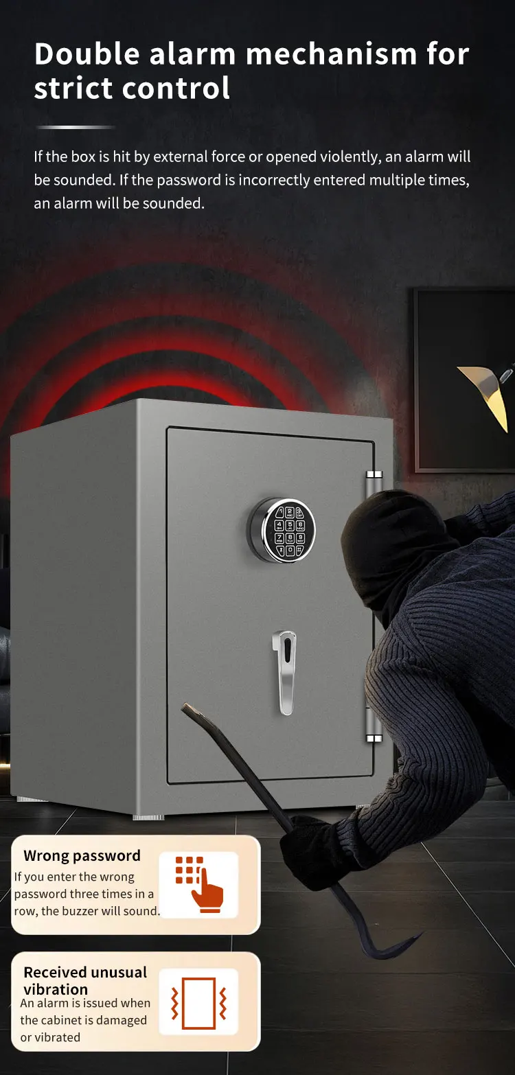 CEQSAFE China Professional Manufacture High Quality Office Home Fireproof Safe Box details