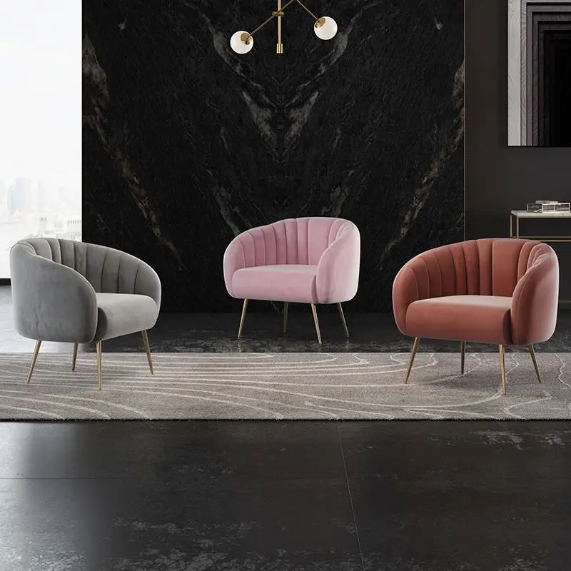 Nordic Modern Single Sofa Chair - Comfortable Leisure Chair for