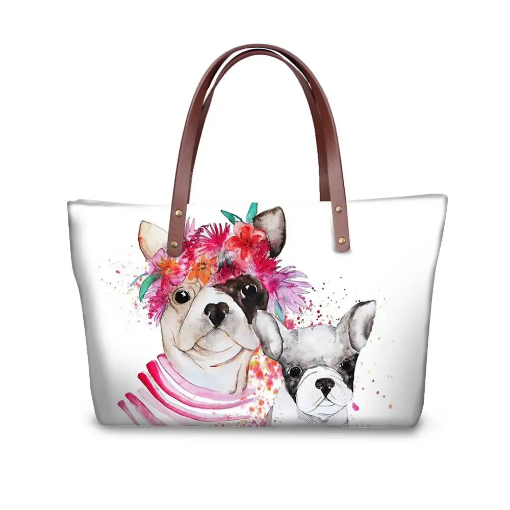 dog print bolsa