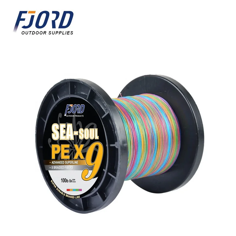 FJORD 300m 4X 8X 9X Multifilament Braided PE Fishing Line Strong Power for Deep-Sea River Lake Stream Fishing