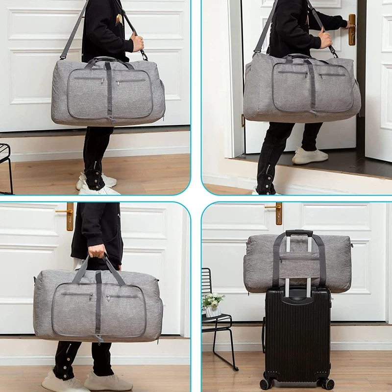 Collapsible Duffel Bag 65l 85l 115l Large Capacity Fashion Foldable ...