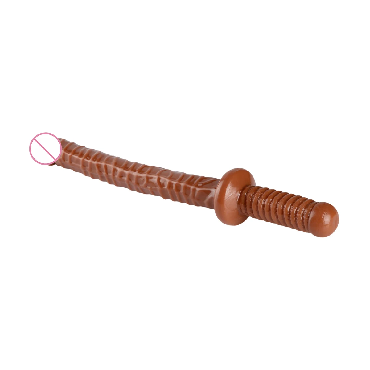 Pleasurables UK 18-Inch Black Sword Dildo Giant Realistic Veined Dong Deep Play Washable Sex Toy Vibrator