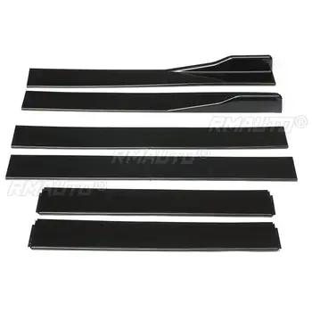 ミキティ High Quality 2.2m Side Skirt Splitter Winglet Side Wing Bumper Lip