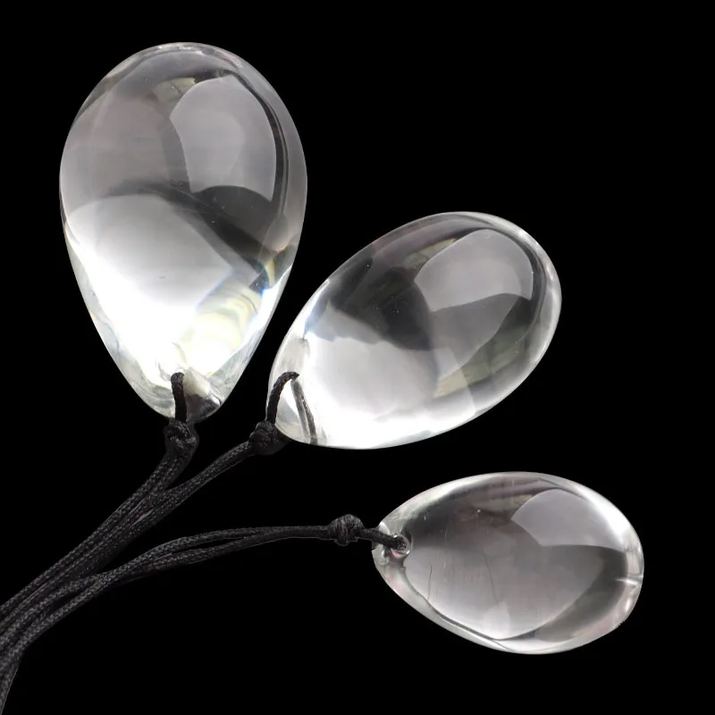 Hot Selling Yoni Eggs Wholesale Glass Yoni Egg Set Crystal Yoni Eggs