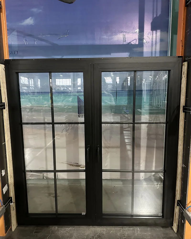 product minglei nfrc thermal break double glaze energy efficient aluminum casement windows for house villa tilt and turn window-2