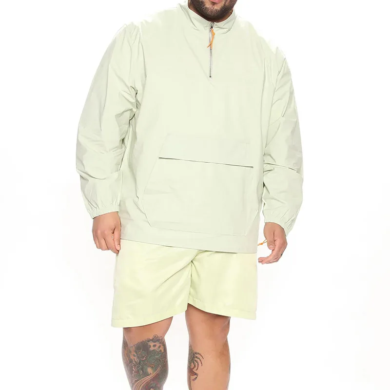 Lightweight Windproof Waterproof Nylon Jacket Anorak Jacket for Men with Custom Size and OEM Service