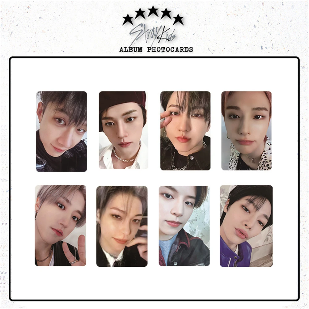 KPOP Stray Kids 5-STAR Photocards 8Pcs Set - HyunJin, Felix