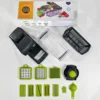 Vegetable slicer  14 piece set with 3 spoons