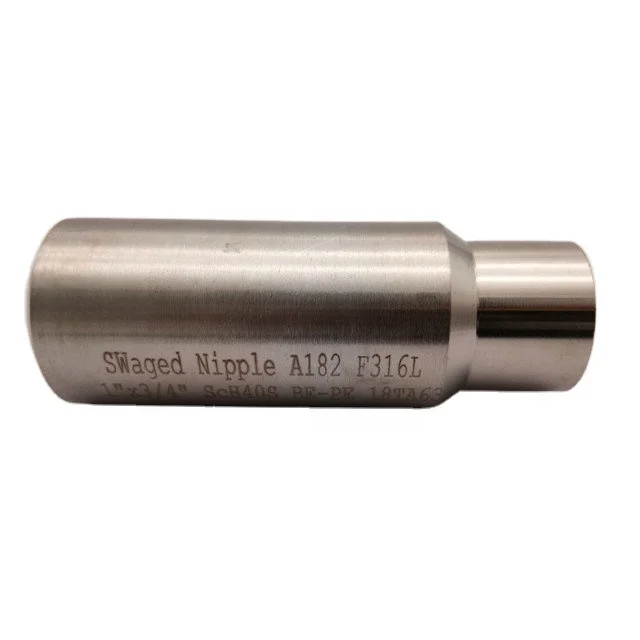 METAL ASTM A312 TP316L Concentric Swage Nipple BLE*PSE Stainless Steel Pipe Fittings Swage Nipple