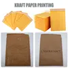 Kraft paper printed