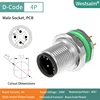 M12-D-4P macho PG9