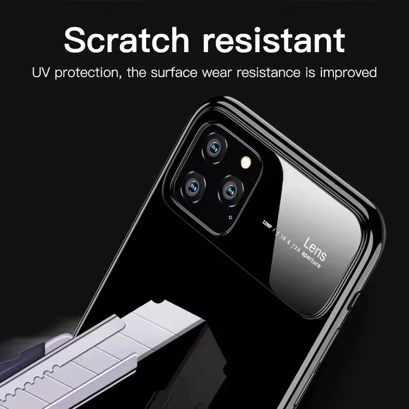 Ultra Thin Mirror Lens PC Protective Phone Case Mobile Cell Phone Back Cover Case For iPhone 13 Pro Max 13 Mini Cases and Covers factory