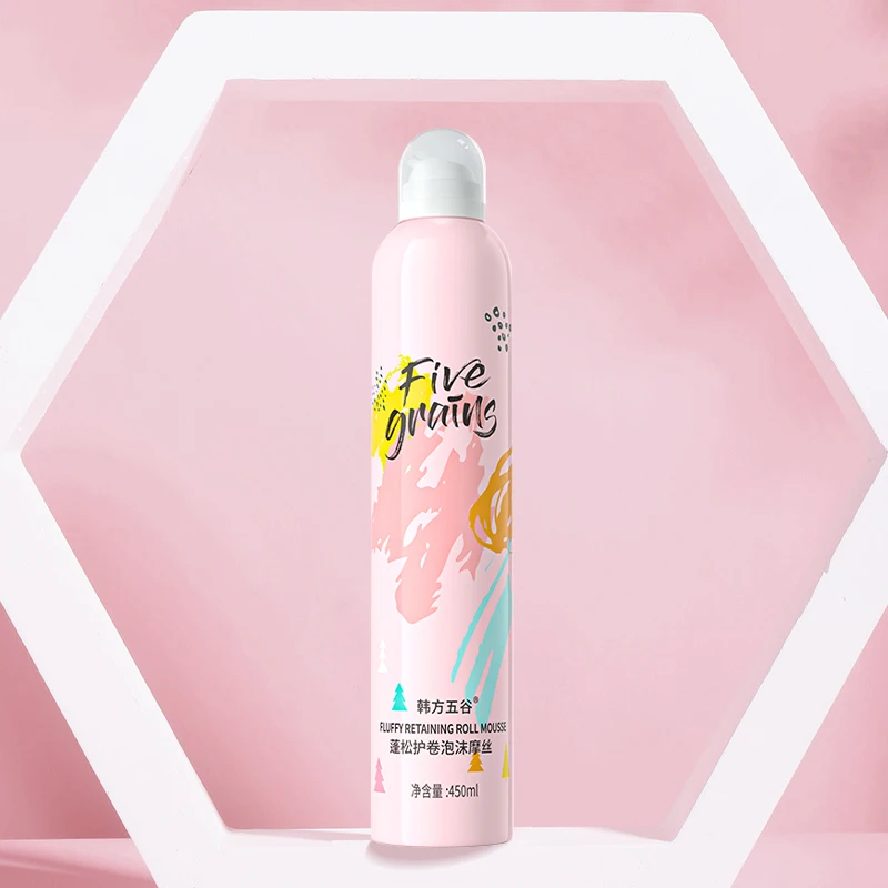 OEM Styling Foam Wax Wool Roll Elastin Curly Hair Moisturize and Fluffy Retaining Roll Mousse