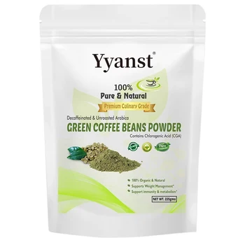 OEM/ODM Lose Fat Pure Green Coffee Bean Powder Boost Energy Promote Metabolism Weight Loss Slim Green Coffee Bean Powder