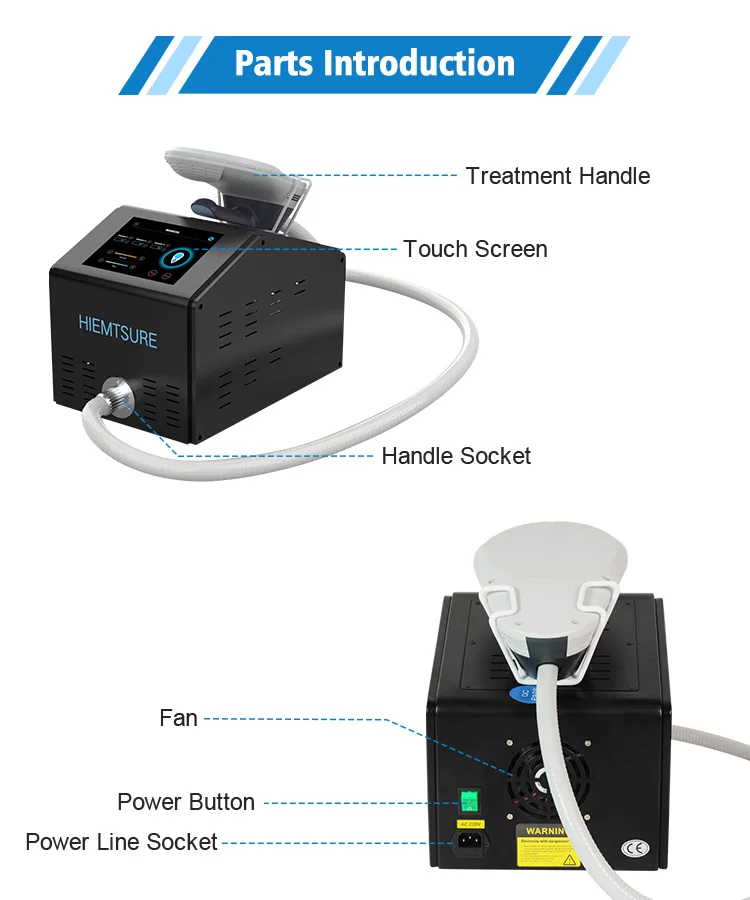 Body sculpting system HIEMT machine 7 tesla non-invasive body sculpting electromagnetic muscle stimulation device LF-445