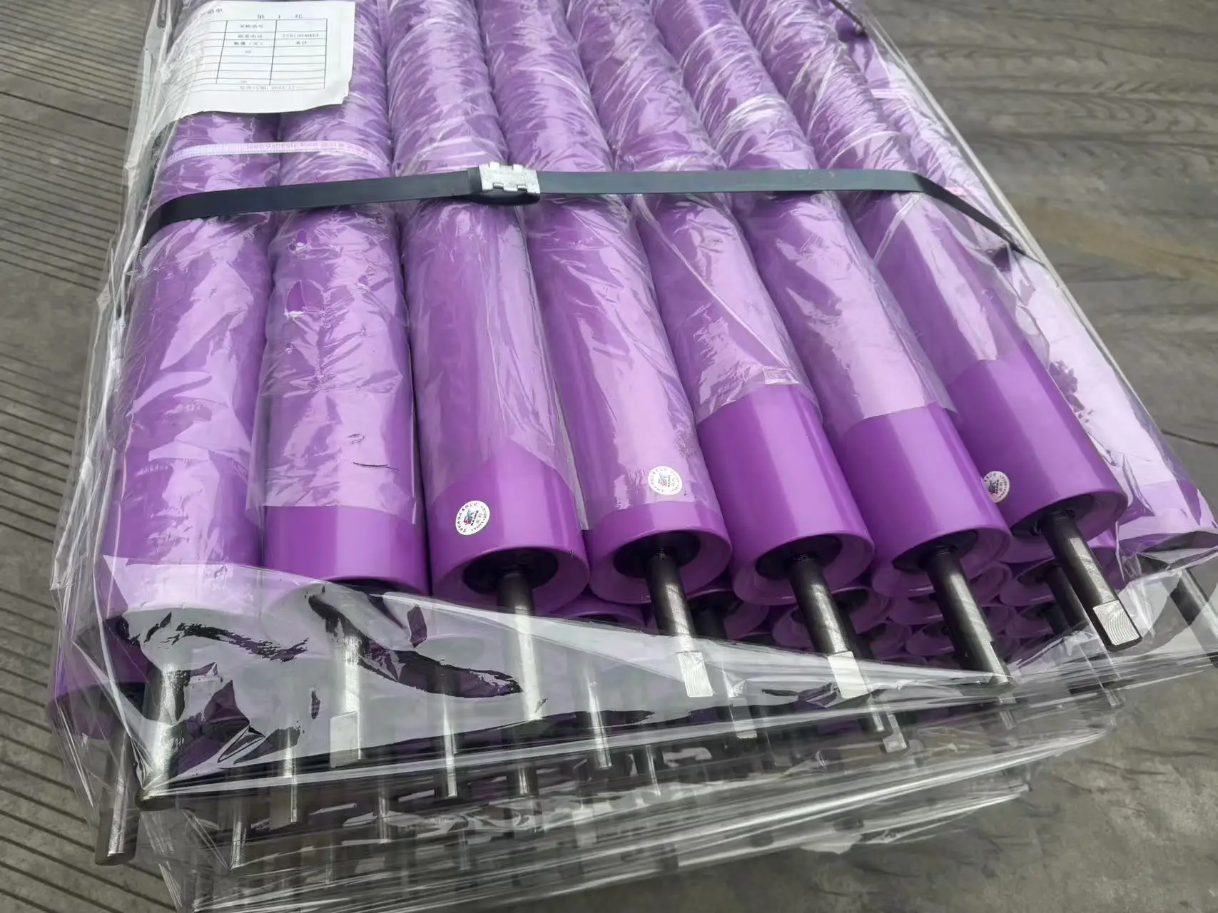 SANS1313 South Africa Standard  Heavy Duty Popular Conveyor Roller Dia 127mm Blue Color