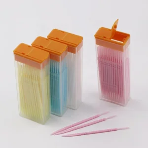 Daily Care ISO GMP BSCI Factory Supply Multi Flavor Disposable Plastic Interdental Brushes Pick Interspace Toothpick