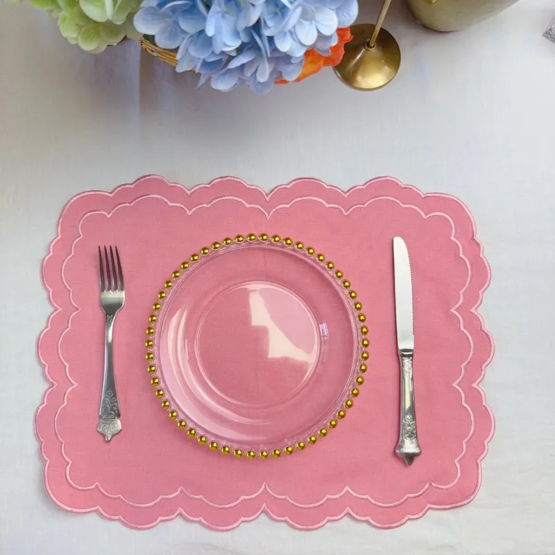 &lt;trp-post-container data-trp-post-id=&#039;14526&#039;&gt;Custom Embroidery Border Placemat and Napkin Sets High Quality Cotton Scallop Border Trays for Bar Home&lt;/trp-post-container&gt;