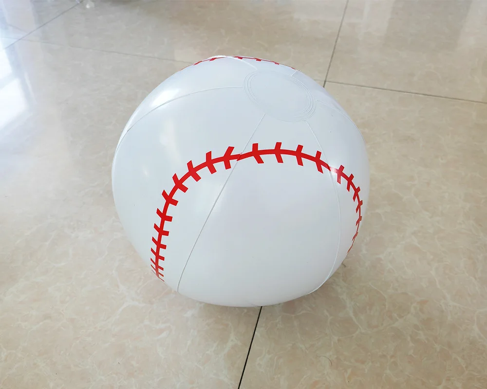 2024 Wholesale Inflatable Toy Baseball 16 Inches Pvc Inflatable Beach Ball Children's Inflatable