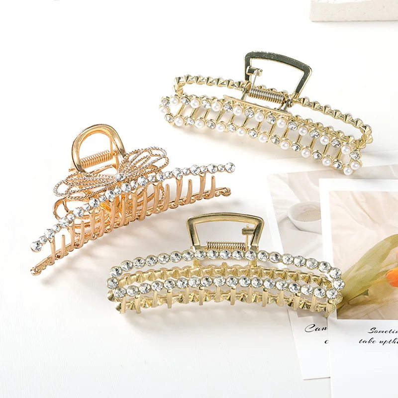 Заколка для волос с жемчужным шифоновым бантом, модная женская бижутерия, аксессуары для волос, корейские заколки для волос из ткани для женщин