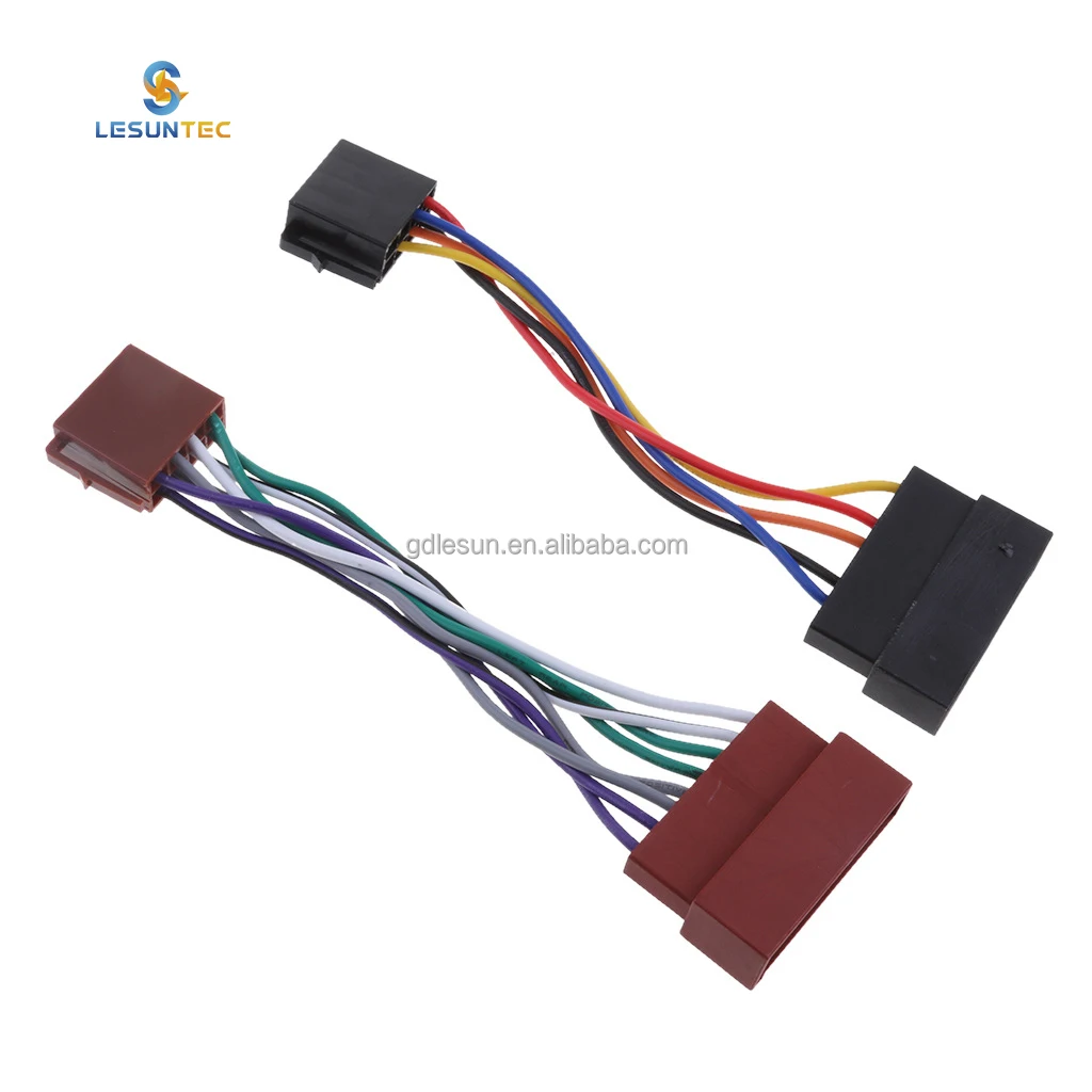 Audio GPS ISO Harness Adapter Automobile Wire Harness for Ford Jaguar Lincoln Mercury Audio GPS ISO Wiring Harness Connector