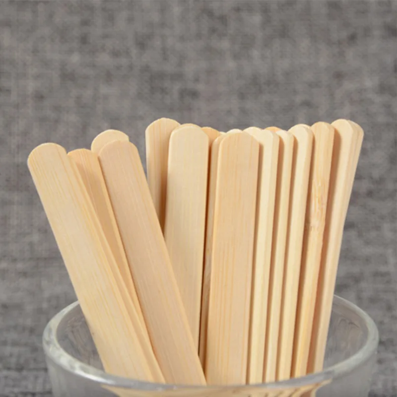 Bulk Disposable Ice Cream Tasting Sticks Dessert Spoons for Tasting Wooden Ice Cream Paddle Spoons