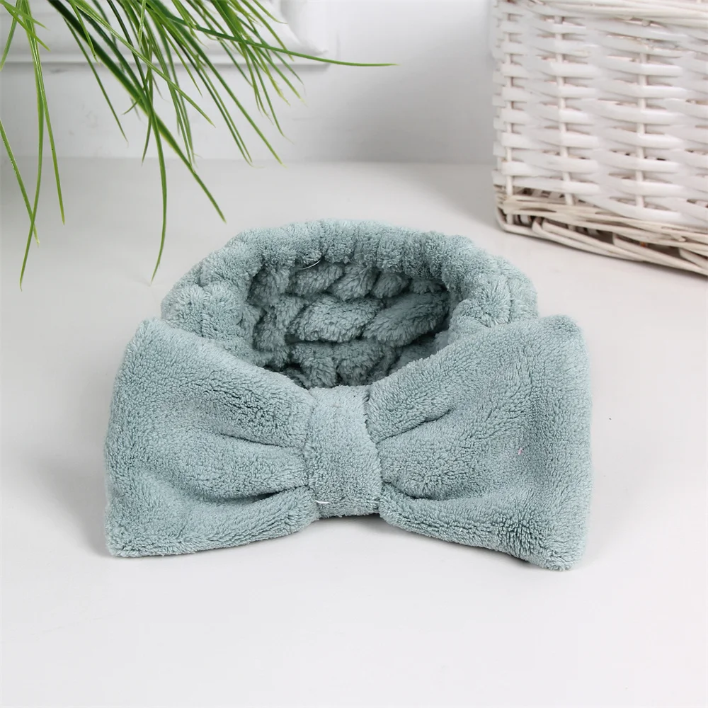 Индивидуальная эластичная повязка на голову для макияжа принцессы для спа для мытья лица Женская повязка для волос для спа повязка на голову с бантом эластичная повязка на голову