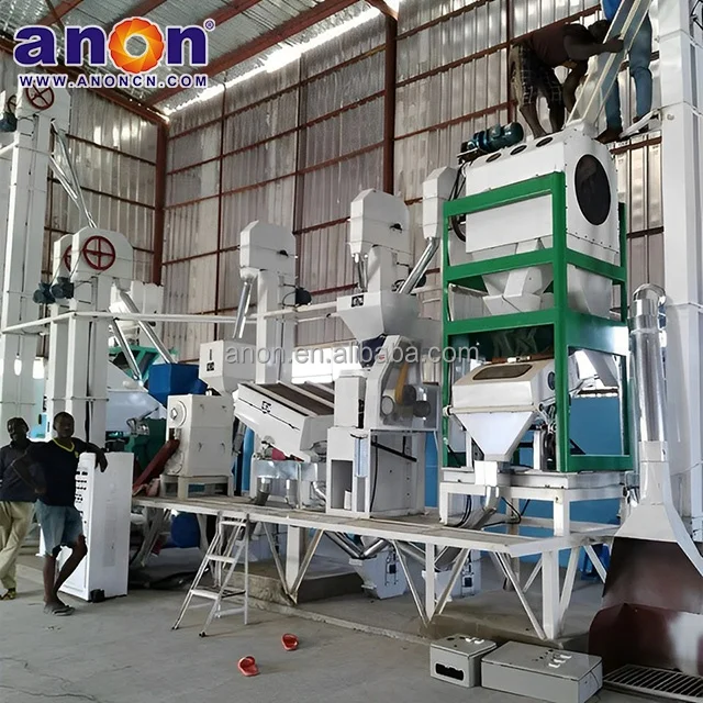  20-30 TPD Automatic Complete Rice Mill Plant High Polished Whole Rate Rice Mill Semi Auto Rice Mill