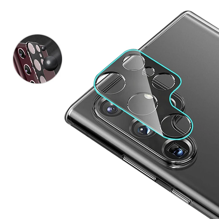 Caisles Hot Sale Tempered Hd Clear Glass Camera Lens Protector for Samsung S22 ultra Galaxy S21 One Plus