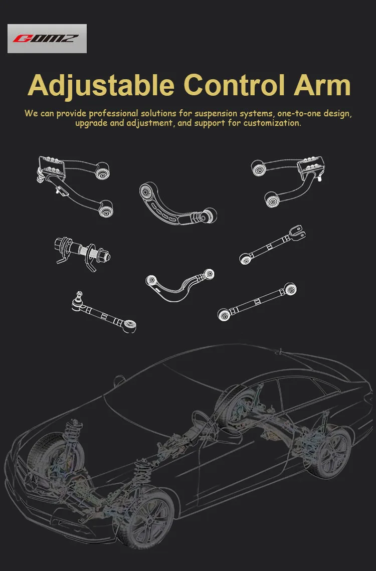 Suspension System Auto Spare Parts Rear Lower Adjustable Camber Control Arms Suspension Parts For Audi A4L B9 A6L C8 Q5L Q8