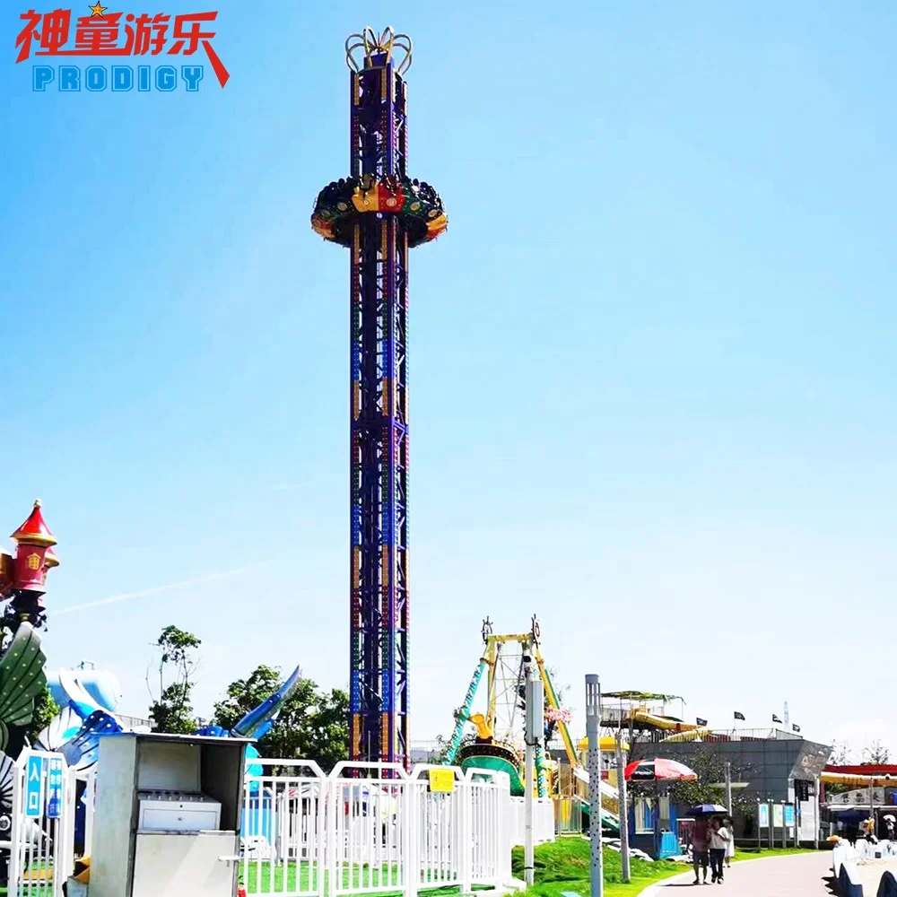 Shopping Mall Indoor Mini Drop Tower Amusement Ride Free Fall Tower ...