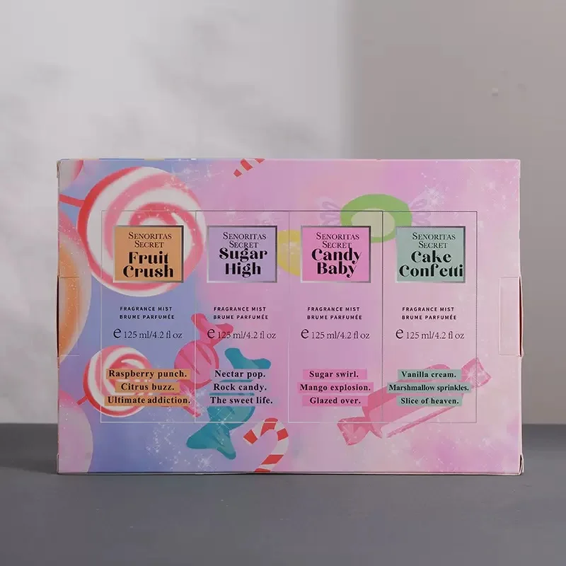 She Is Victoria Style Fresh Floral Body Spray Bottle Perfume Box