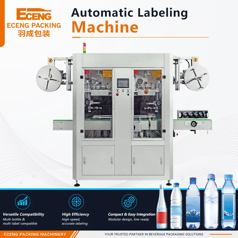Automatic Sticker Labeler Machine for Water Bottle Juice Bottle Oil Bottle with Date Coder Optional