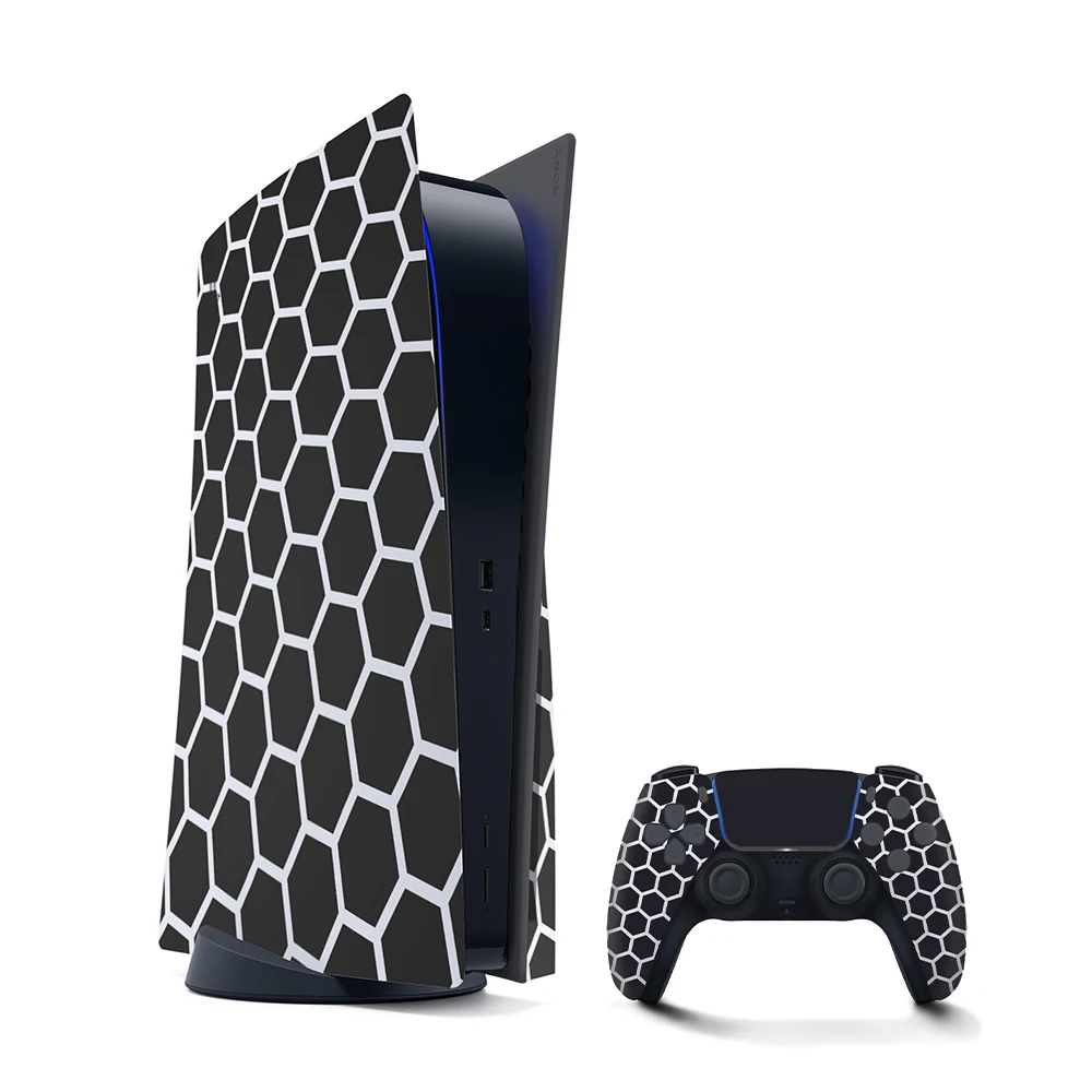 Customized Game Console Shell for PS5 Console Disk Version  Disc Edition Soft Touch Dustproof Shell