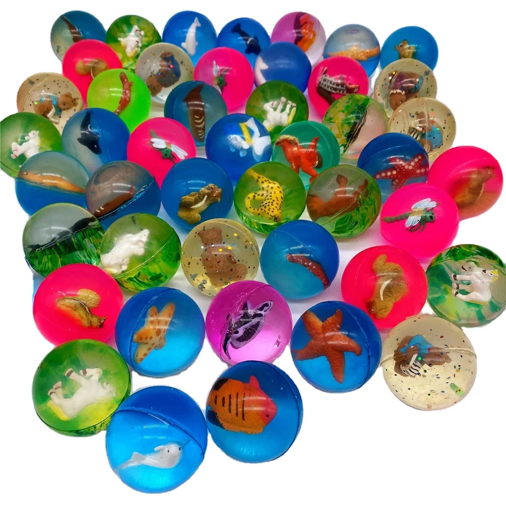 Scenario Ambient kennisgeving 4.5cm High Rubber 3d Bouncing Ball With Different Animal Figures Inside  Children Gifts Capsules Toys - Buy Bouncy Ball,Toy Balls,Pictures Bouncing  Balls Product on Alibaba.com