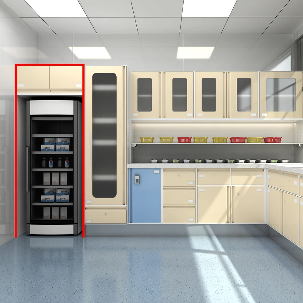 High Quality Modern Design Medical Pharmacy Refrigerator Cabinet for Hospital School Hotel Supermarket Bedroom Storage Needs 6