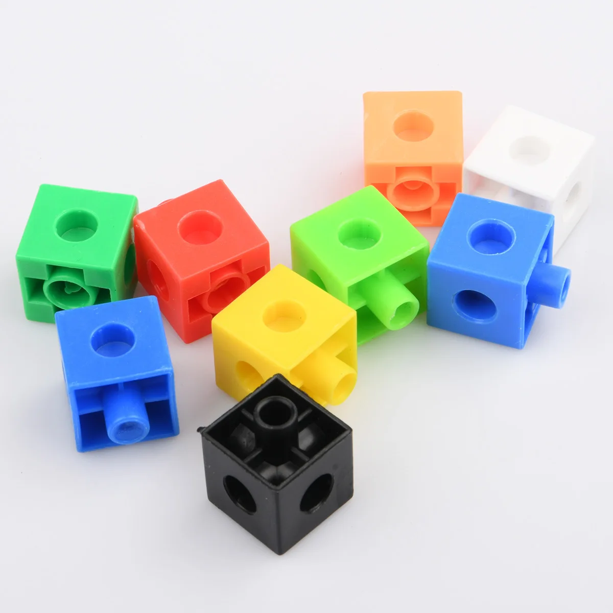 Plastic Numberblocks Math Link Cubes Unlimited Creation Snap Unit Cubes ...