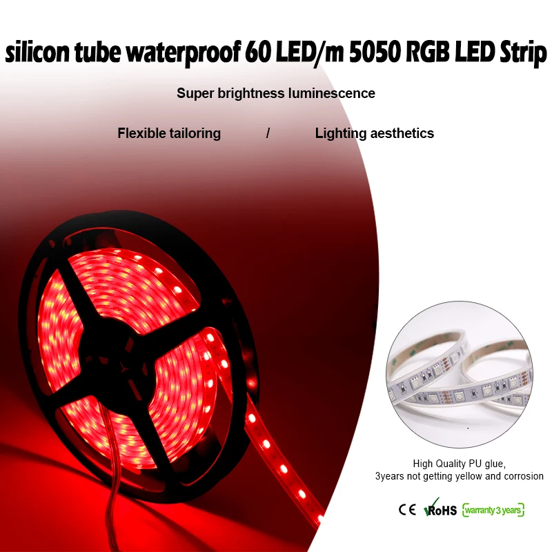 Wifi Led Strip Lights Work With Alexa Waterproof Rgb Led Strip 12v 24v