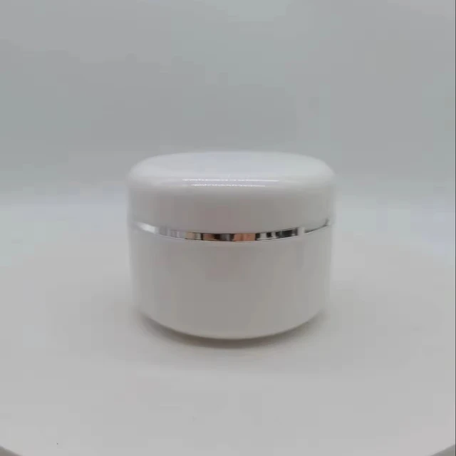 hot sale empty luxury 30 gram 50 gram 100 gram 1oz 1.5oz 2oz 2.5oz 3oz cream jar plastic aluminum lids PP plastic bottle