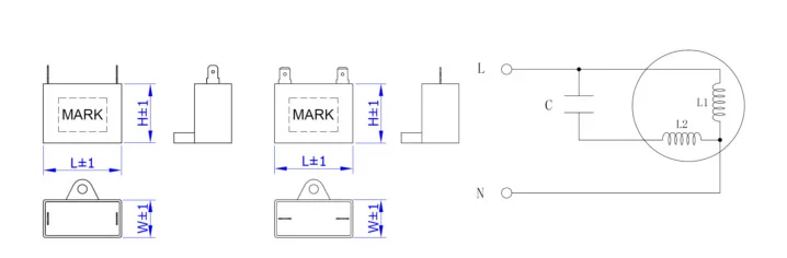 Cbb61capacitors for Fan, CBB61 with teriminal - detail 8