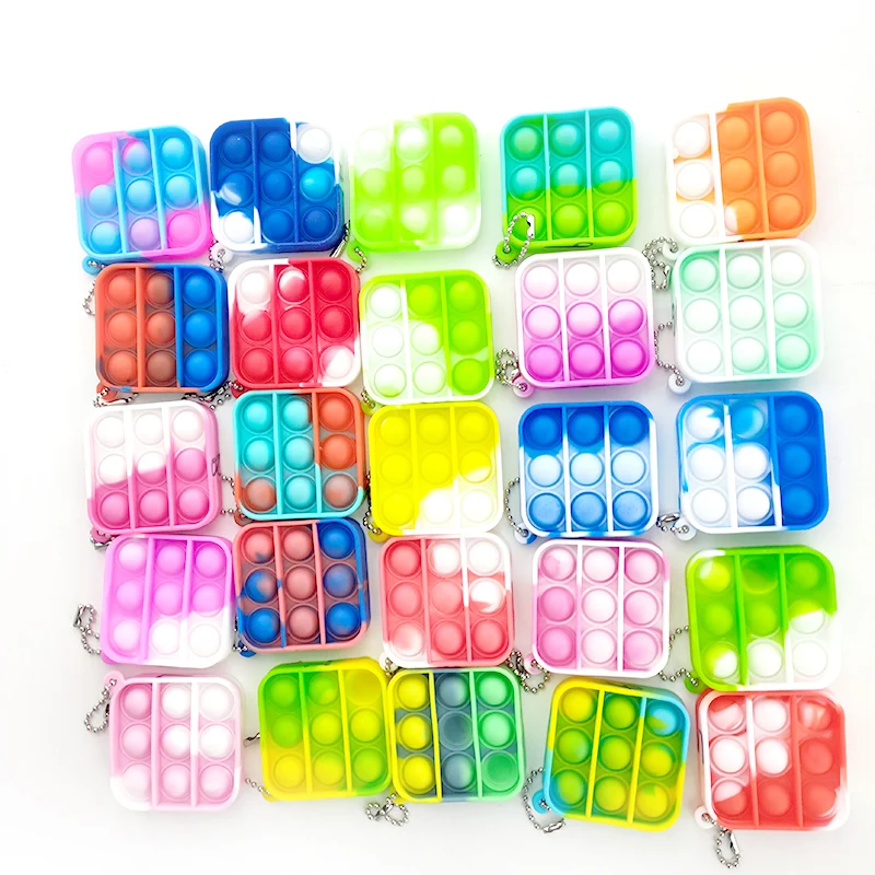 CPC OEM мини-поп фиджет-поп пузырьковый фиджет сенсорный брелок офисная настольная игрушка