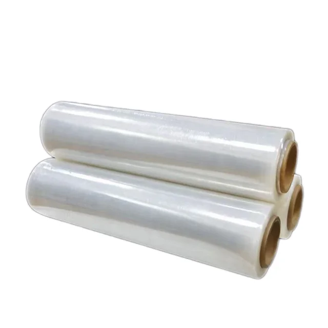 High Quality LLDPE Shrink Wrap PE Plastic Clear Stretch Film Roll for Packaging for Wrapping and Packing