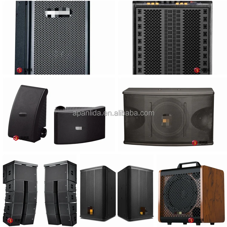 Outdoor Loudspeaker Perforated Powder Coated Metal Speaker