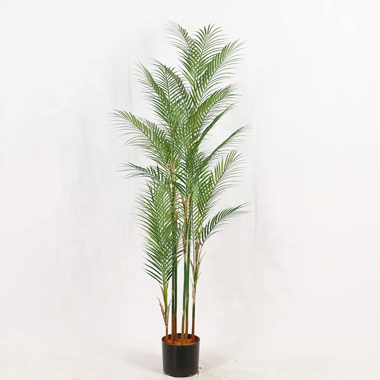 Artificial Palm Plants Garden Landscaping Potted Plants Plastic Leaves