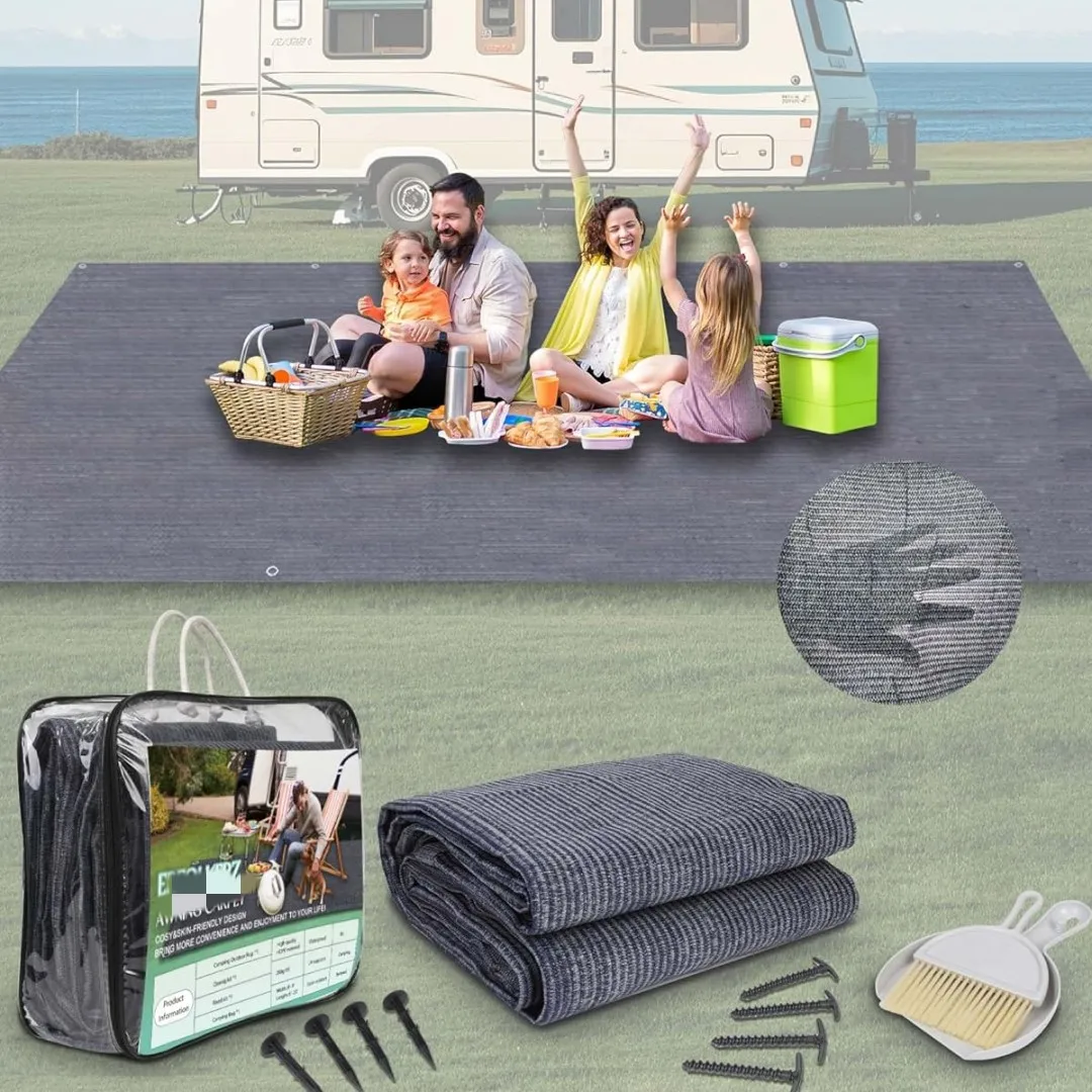 Campingmatte 500x250 Cm Vorzeltmatte Bodenteppich Kunststoffnetze Wasserdichte Bodenplane Campingmatte Vorzeltteppich Für Zeltcamping